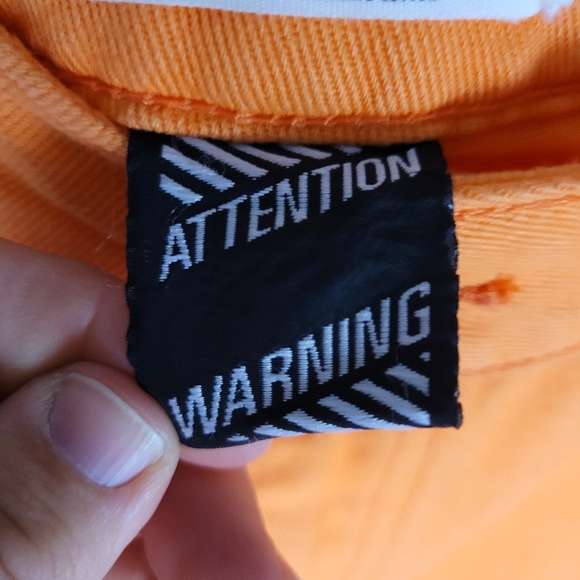 TWIK | high waist rolled hem denim jean shorts - Picture 6 of 8